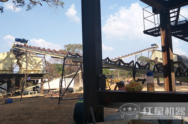 反擊破制砂現(xiàn)場實(shí)景 反擊破制砂現(xiàn)場實(shí)景